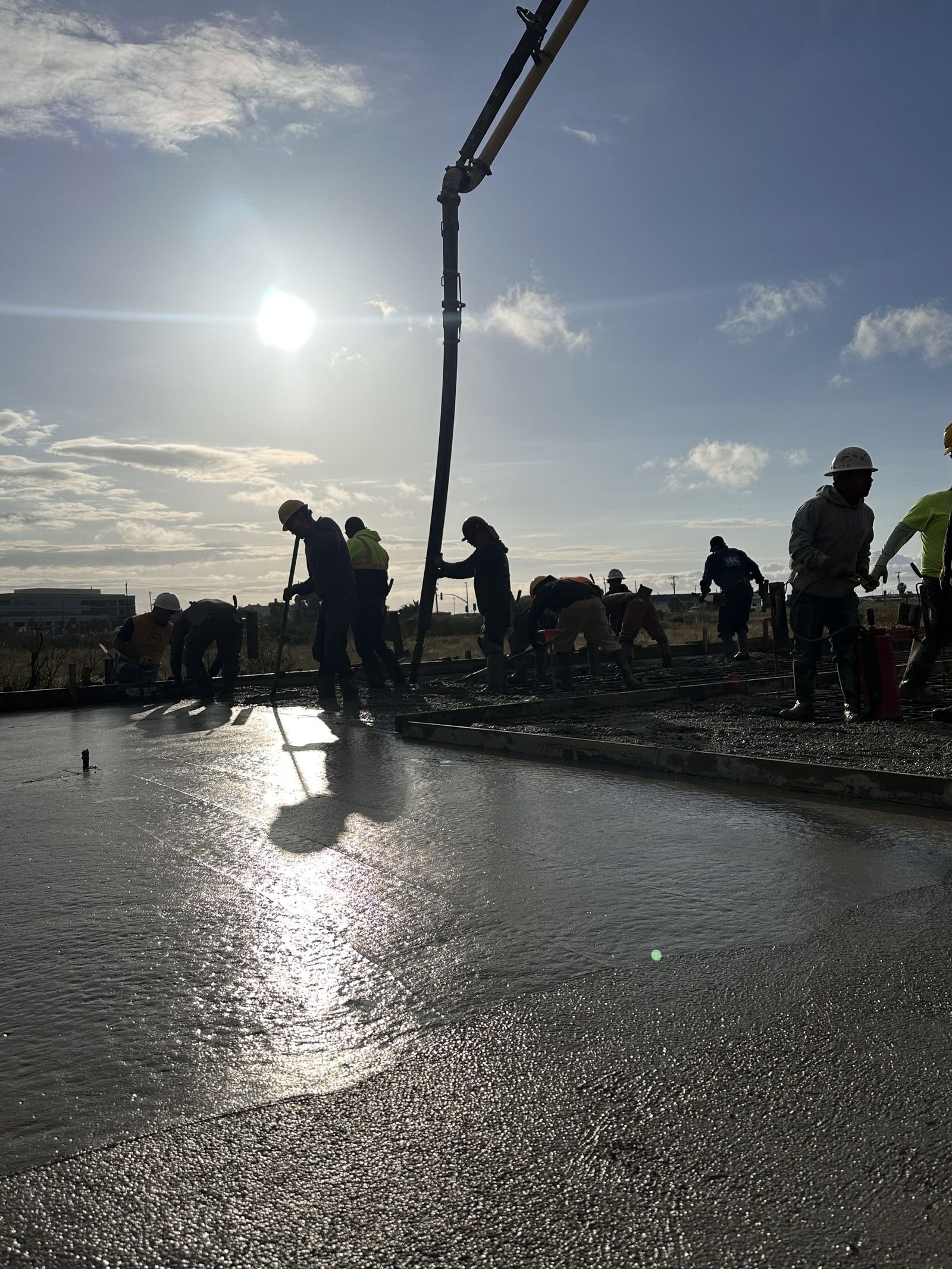 Industrial concrete placement